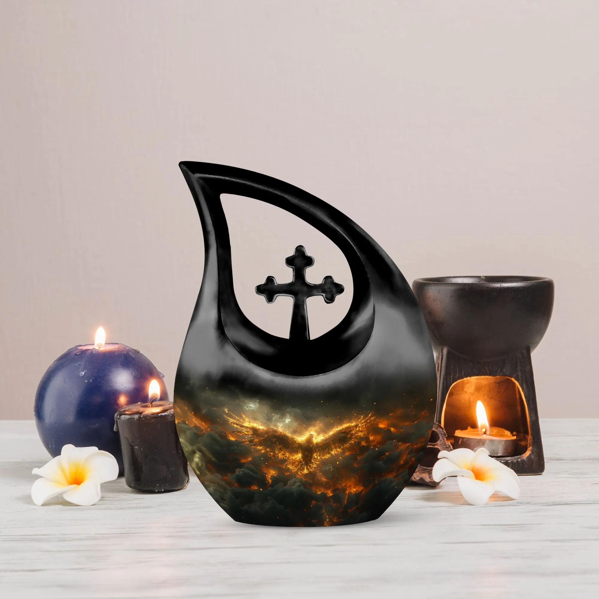 Storm Rising Urn : Memorial Cremation Urn For Ashes