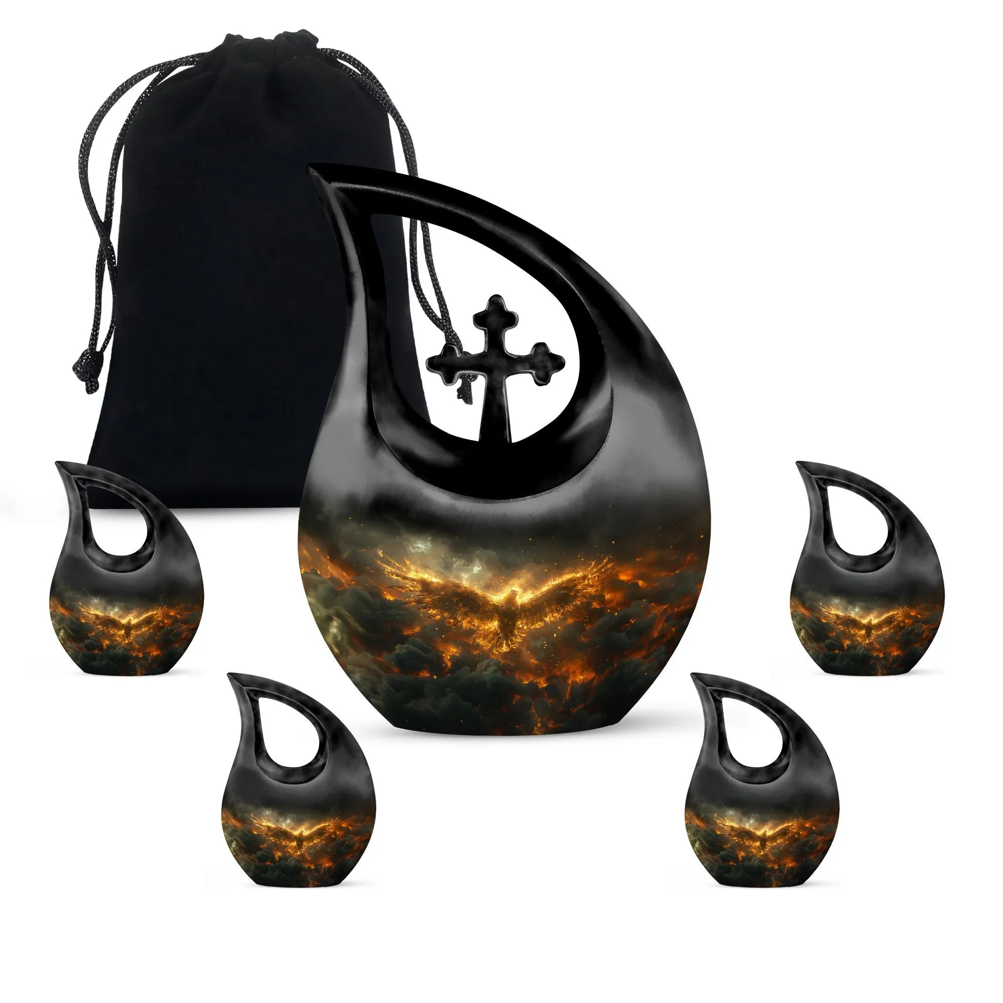 Storm Rising Urn : Memorial Cremation Urn For Ashes