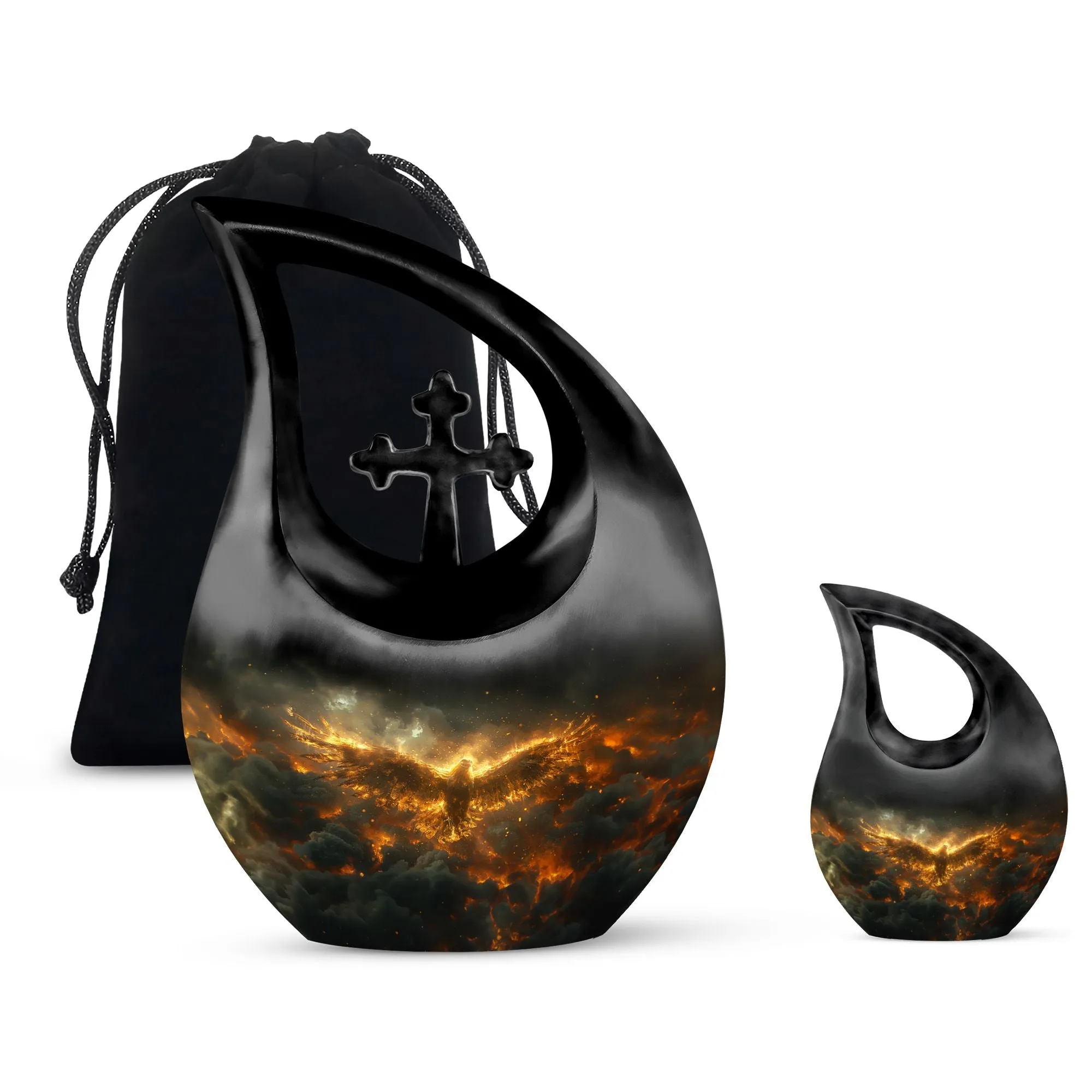 Storm Rising Urn : Memorial Cremation Urn For Ashes