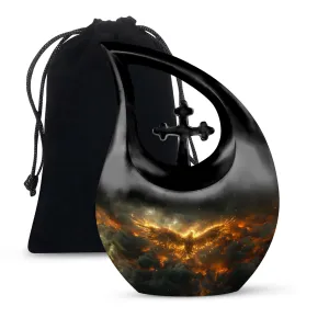 Storm Rising Urn : Memorial Cremation Urn For Ashes