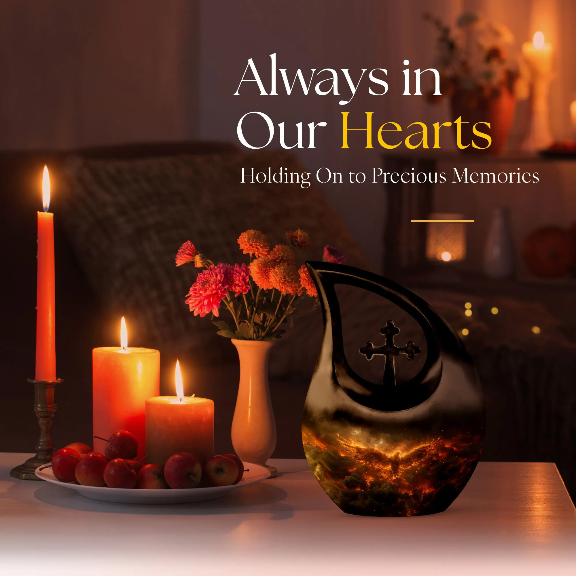Storm Rising Urn : Memorial Cremation Urn For Ashes