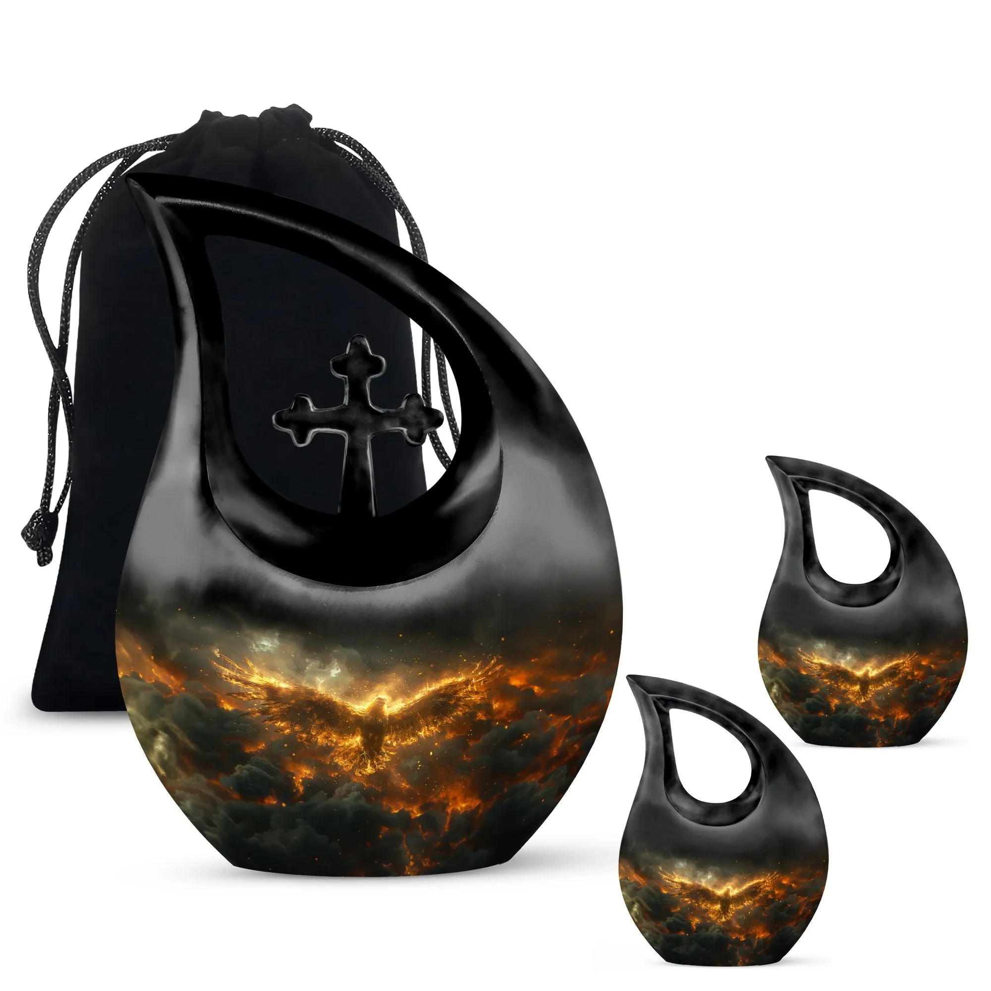 Storm Rising Urn : Memorial Cremation Urn For Ashes