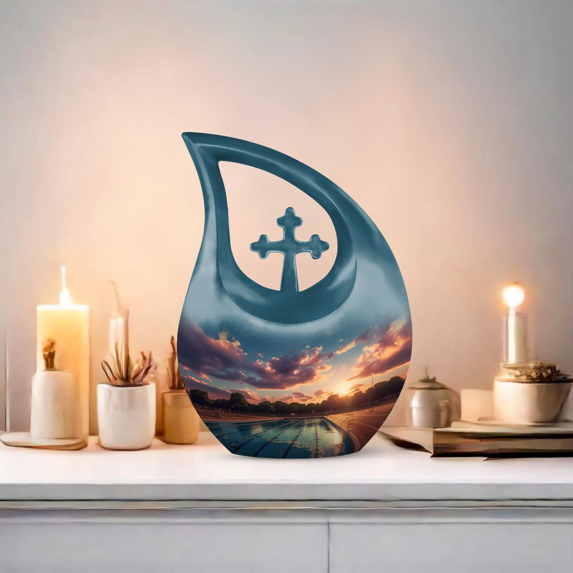 Swim Unity: Lasting Memorial Tribute Swimming Pool Urn