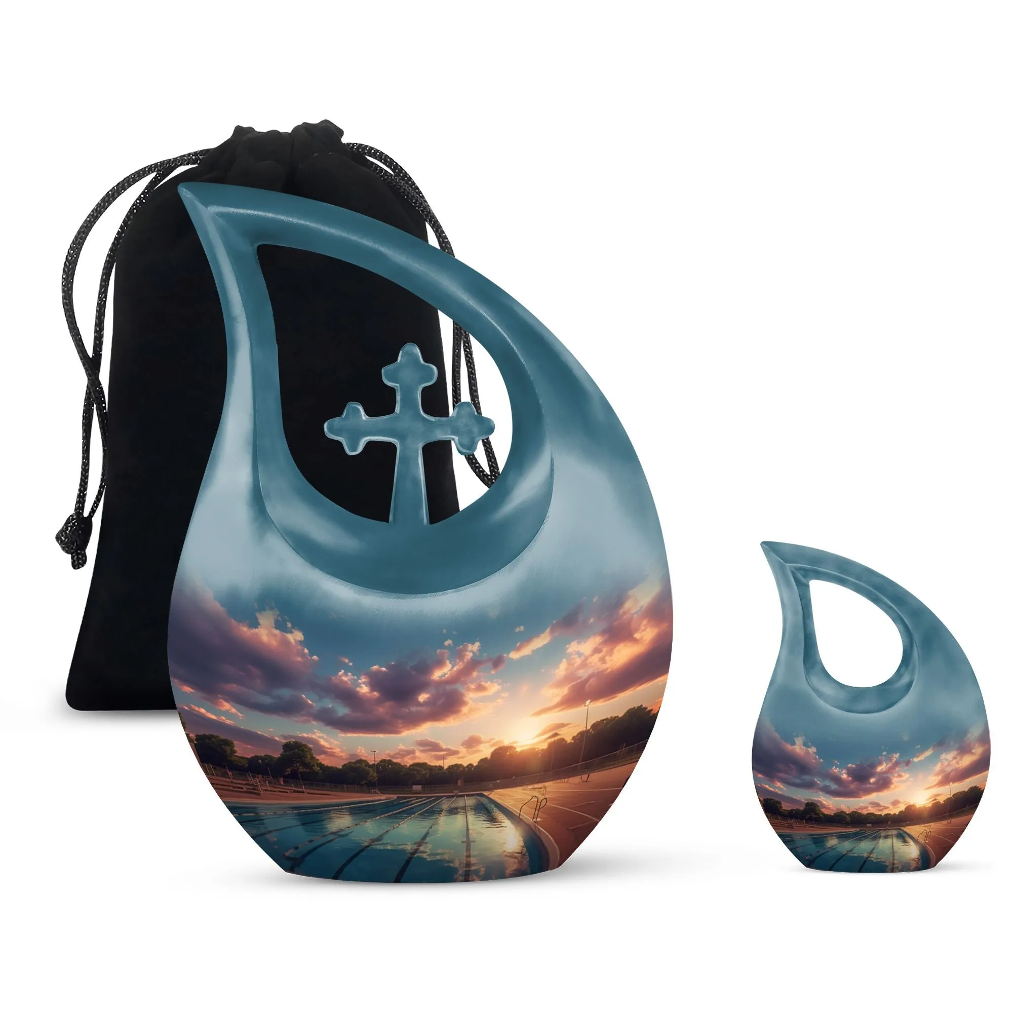 Swim Unity: Lasting Memorial Tribute Swimming Pool Urn