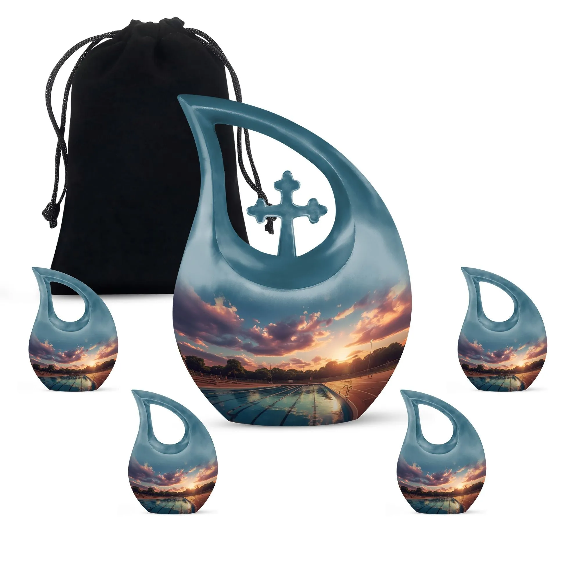 Swim Unity: Lasting Memorial Tribute Swimming Pool Urn