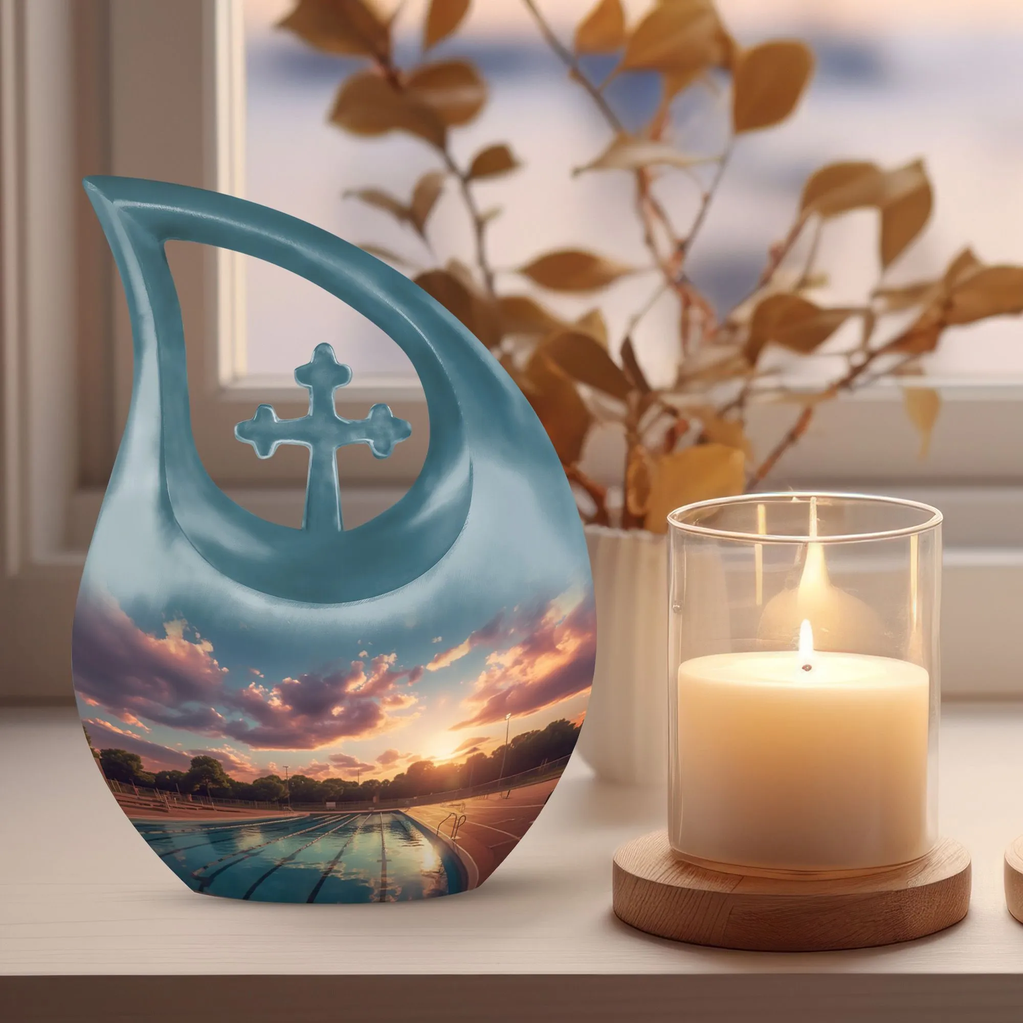 Swim Unity: Lasting Memorial Tribute Swimming Pool Urn