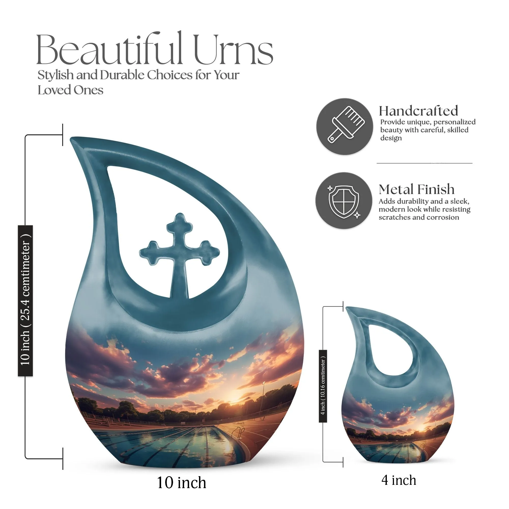 Swim Unity: Lasting Memorial Tribute Swimming Pool Urn