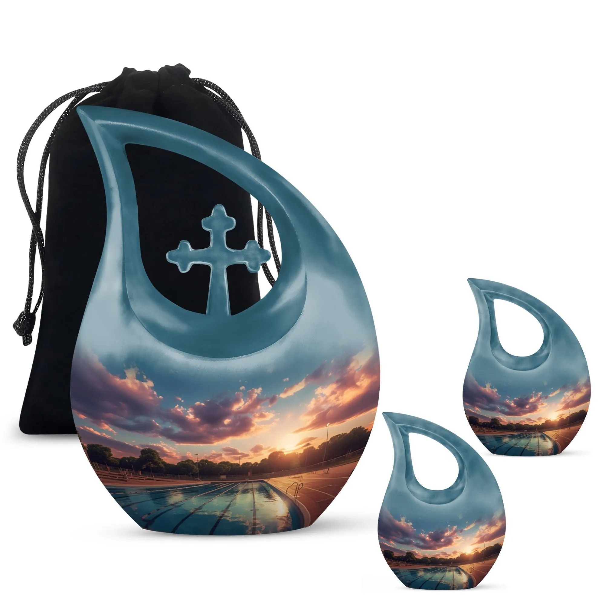 Swim Unity: Lasting Memorial Tribute Swimming Pool Urn