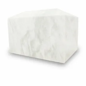 Taj Mahal White Marble Cremation Box