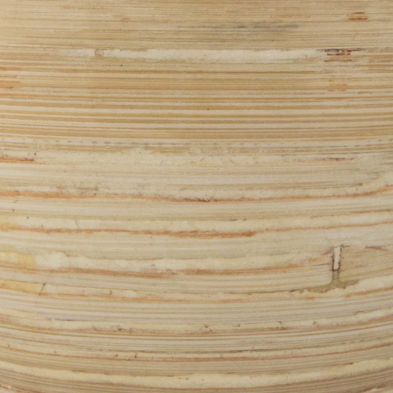 Tall Bamboo Cremation Urn in Natural