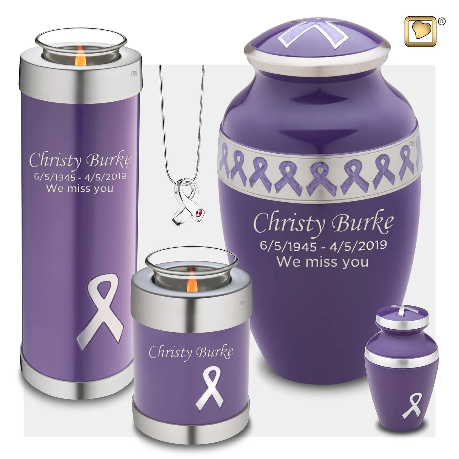 Tealight Awareness Purple
