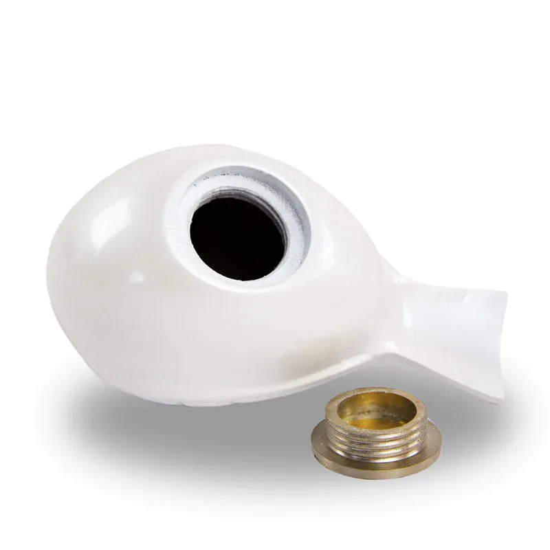 The Lucy Songbird Keepsake Urn in Pearl White