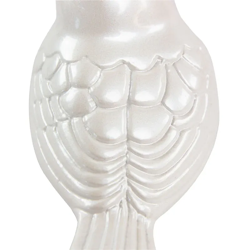 The Lucy Songbird Keepsake Urn in Pearl White