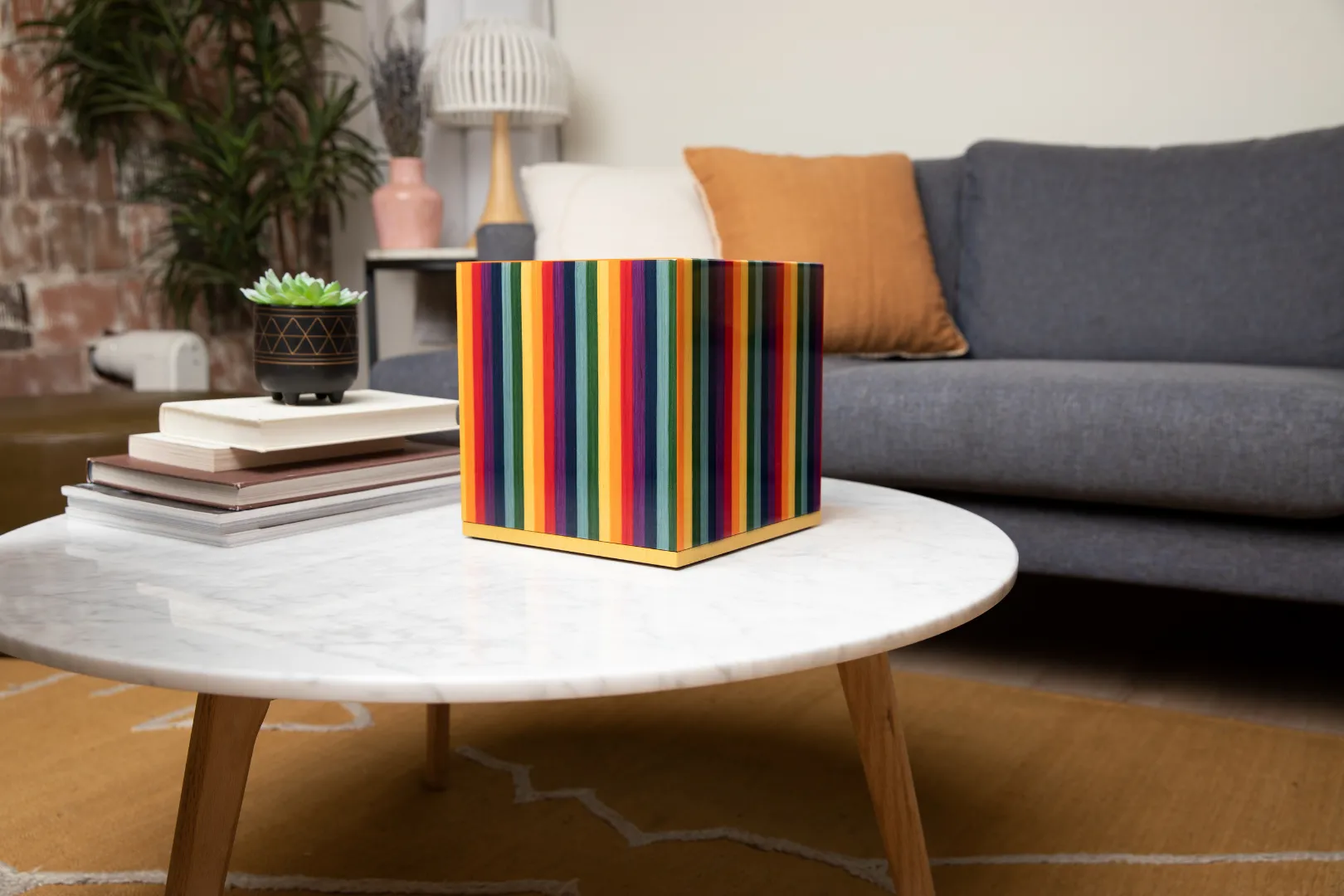 The Madison Urn in Vibrant Multicolor