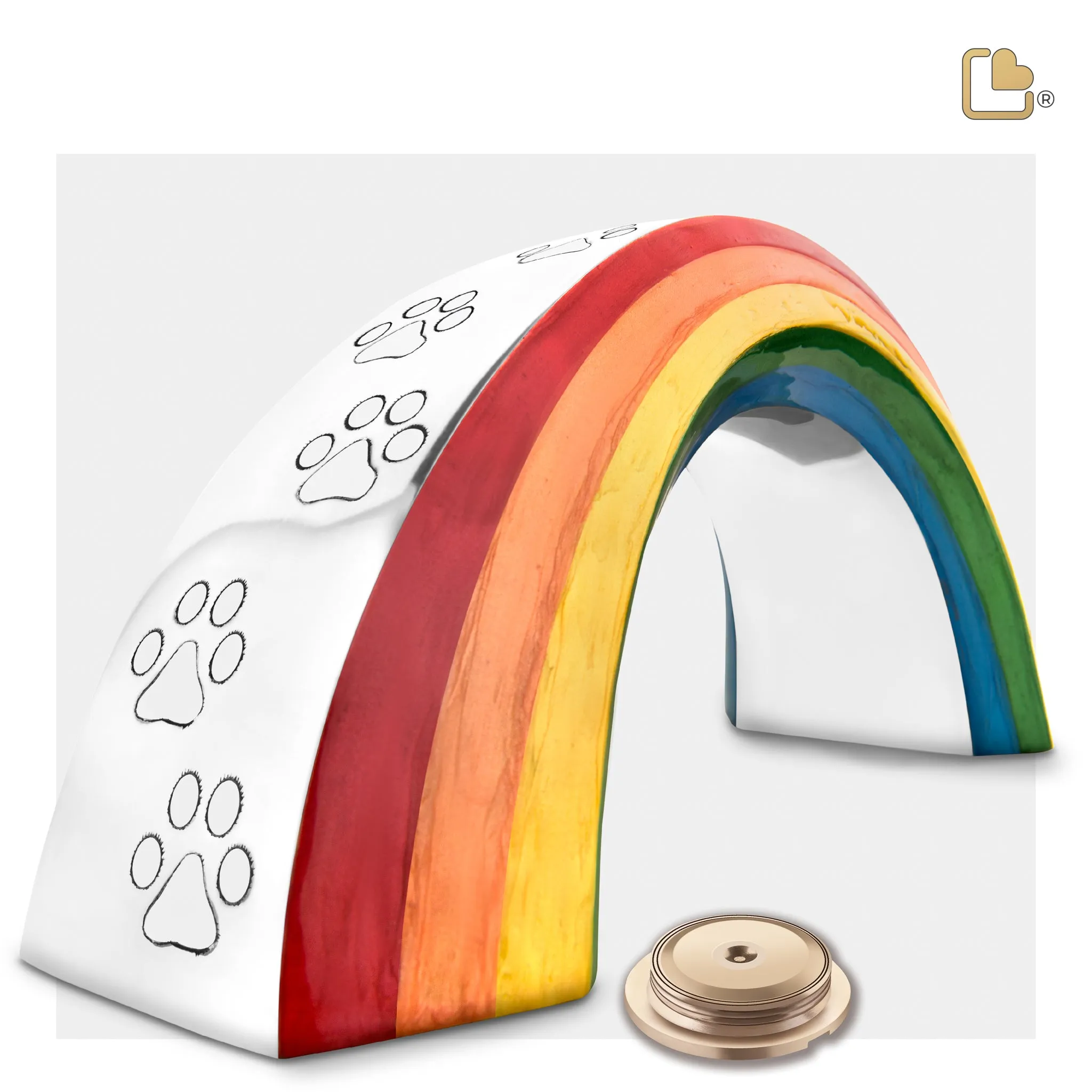 The Rainbow Bridge Large Pet Cremation Urn