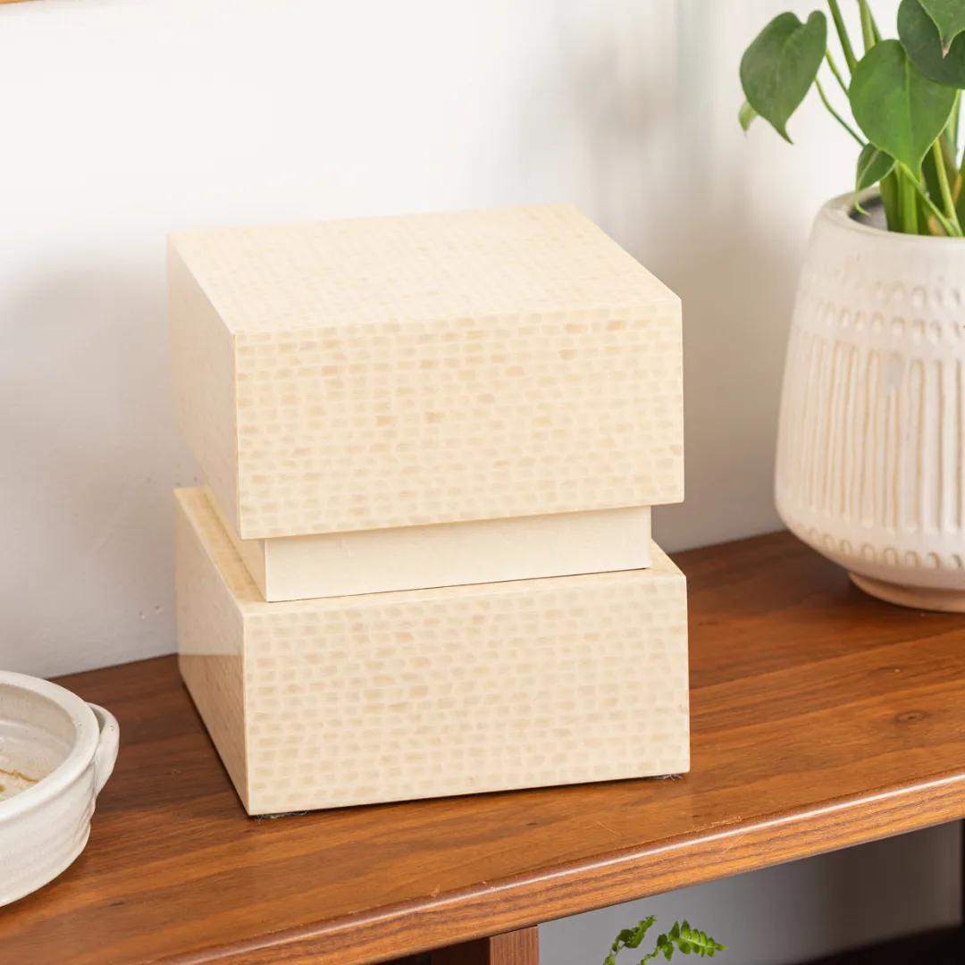 The Stanton Urn in Cream