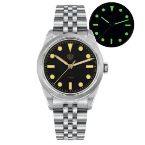 Watchdives Retro Sub 36mm VH31 Men Watch