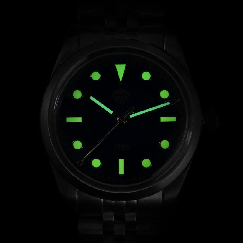 Watchdives Retro Sub 36mm VH31 Men Watch