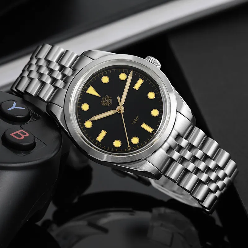 Watchdives Retro Sub 36mm VH31 Men Watch