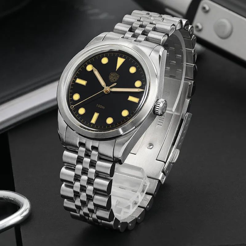 Watchdives Retro Sub 36mm VH31 Men Watch