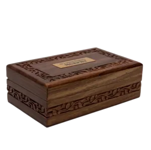 Wooden Box [Timber] - Carved (Sale)