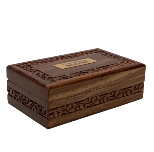 Wooden Box [Timber] - Carved (Sale)