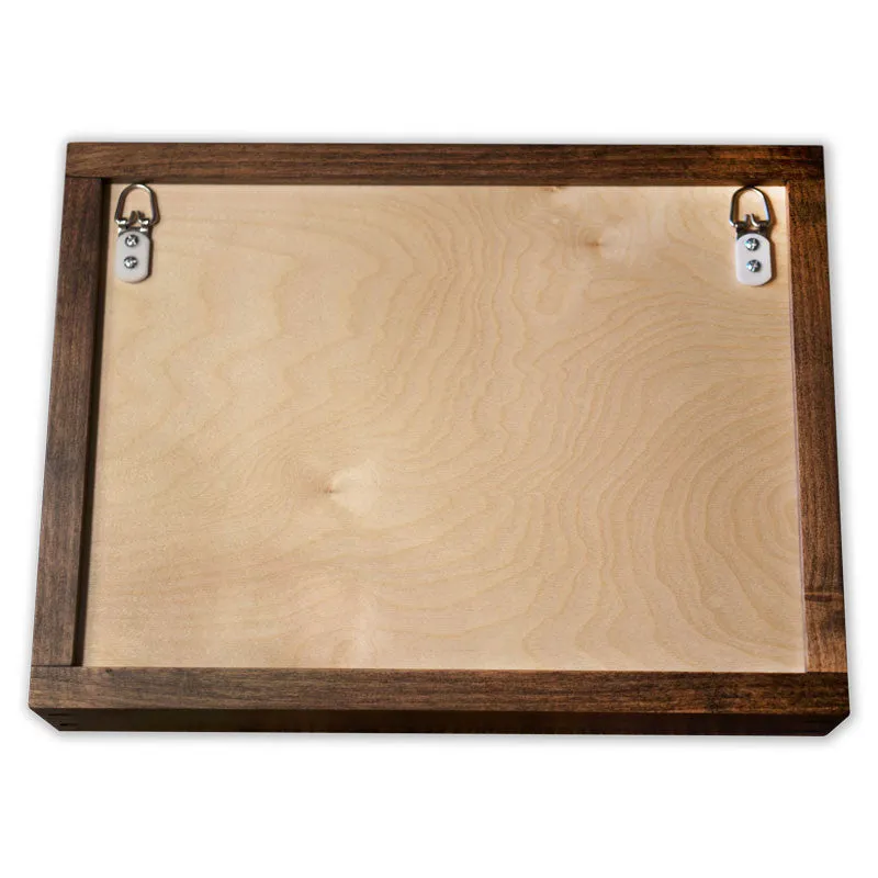 You Are My Today Wall Mounted Wood Cremation Urn Plaque
